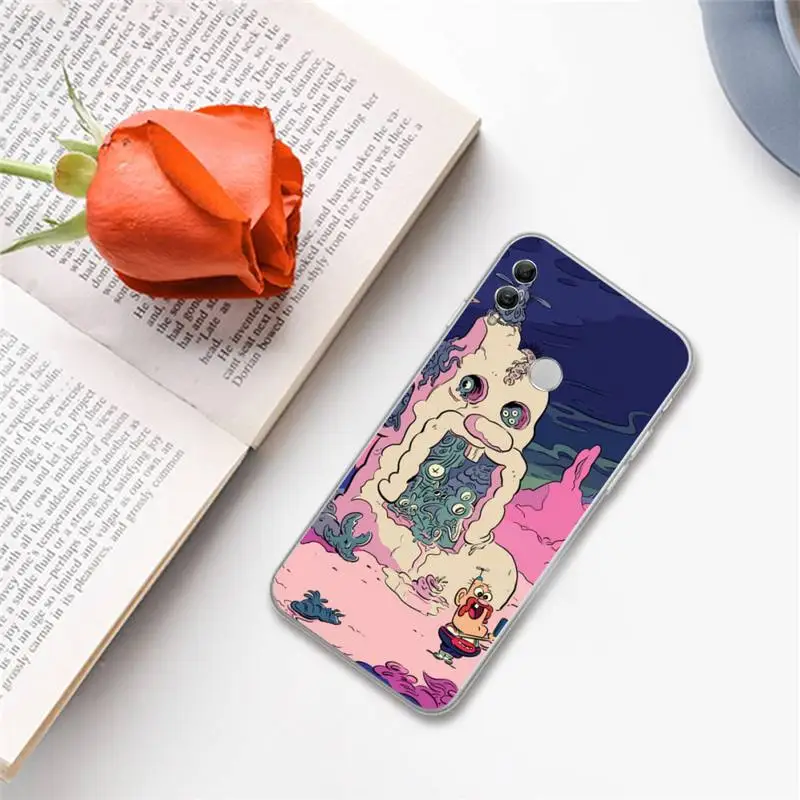 

cartoon Uncle Grandpa poster Phone Case For Huawei Honor 7C 7A 8X 8A 9 10 10i Lite 20 NOVA 3i 3e