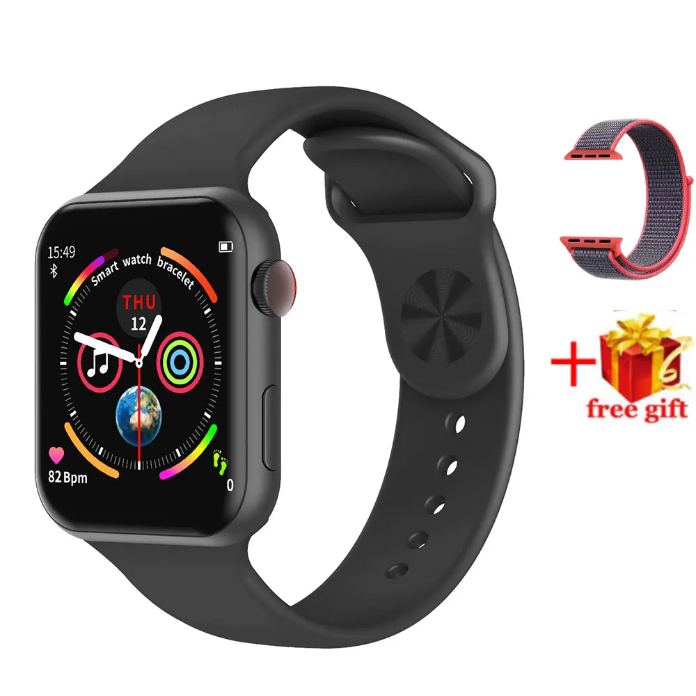 F10 Watch B Strap F10 наручные часы, музыкальные, Bluetooth, умные часы, 1,54 дюймов, спортивные, шагомер, здоровье, умные часы для Android, iPhone, xiaomi phone PK iwo 8 4 - Цвет: F10 Watch B Strap