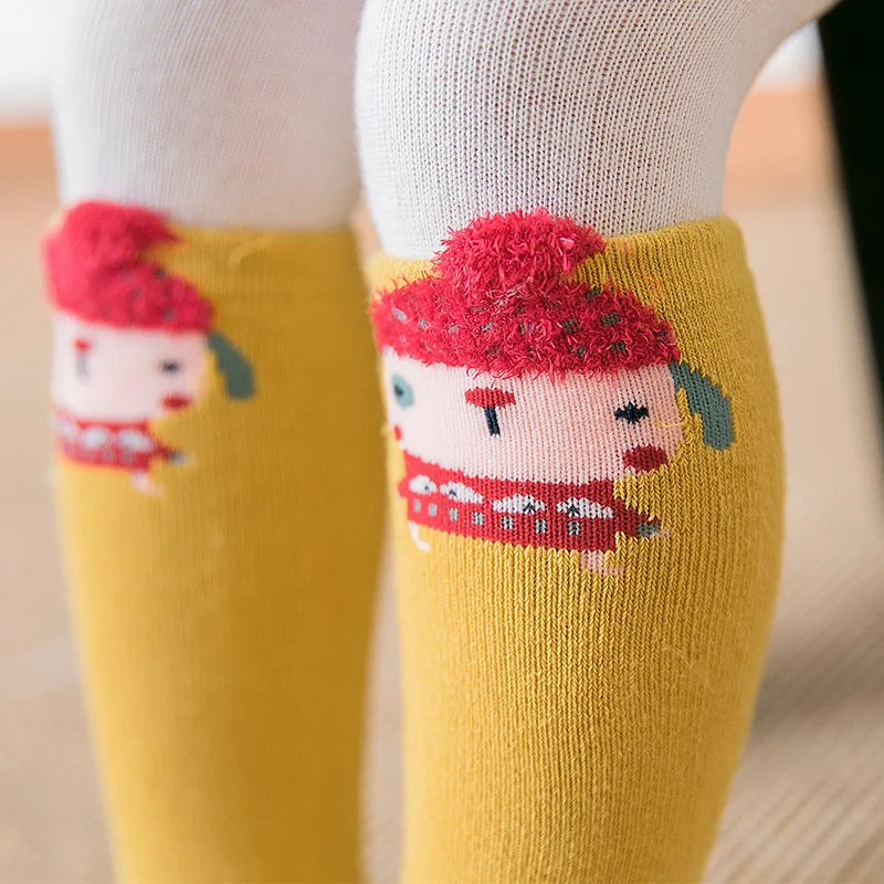 3 пары осенне зимних уплотненных детских носков Подарочная коробка хлопковые