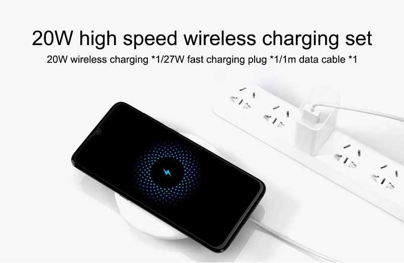 Оригинальное Xiaomi mi 9 Беспроводное зарядное устройство 20 Вт Макс 15 в Qi зарядное устройство для Xiaomi mi 9 mi X 2S mi x 3 для iPhone 8 X XR XS Max samsung