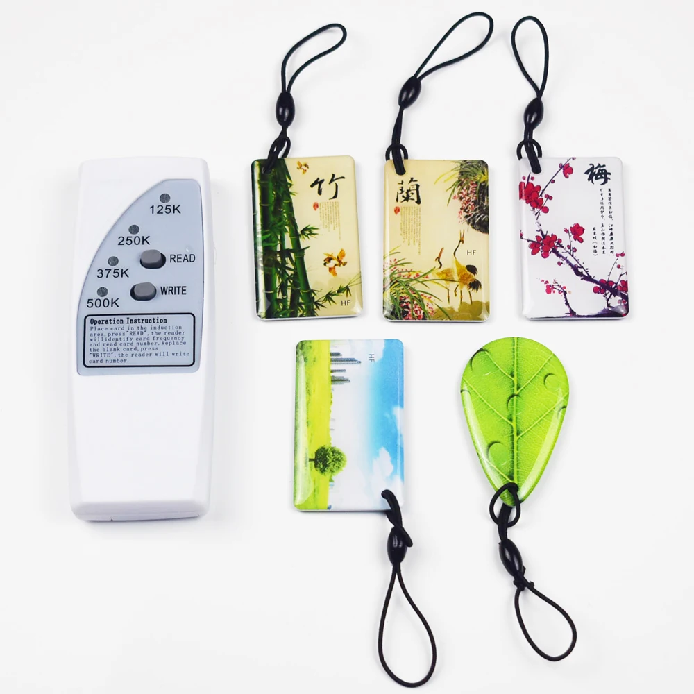 4 частоты Rfid считыватель карт 125 кГц копиры Дубликатор duplo и идентификационные