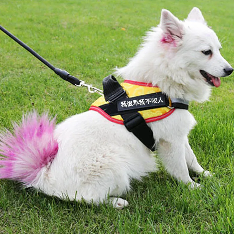 2019 поводок для собак дышащий нагрудный ремень щенков регулируемый ошейник