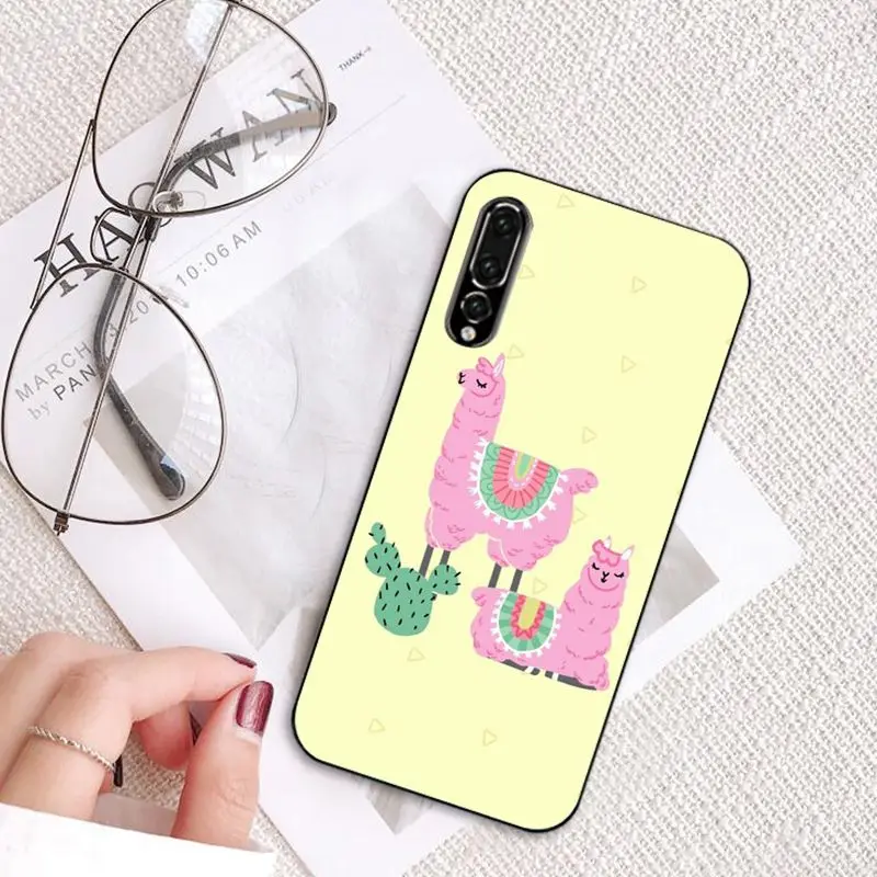 Babaite мультфильм лама Альпака чехол для телефона с животными Huawei P20 P30 Pro P20Lite P30Lite