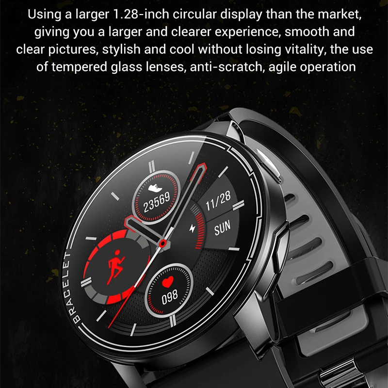 

New L6 Smart Watch IP68 Waterproof Sport Men Women Bluetooth Smartwatch Fitness Tracker Heart Rate Monitor For Android IOS