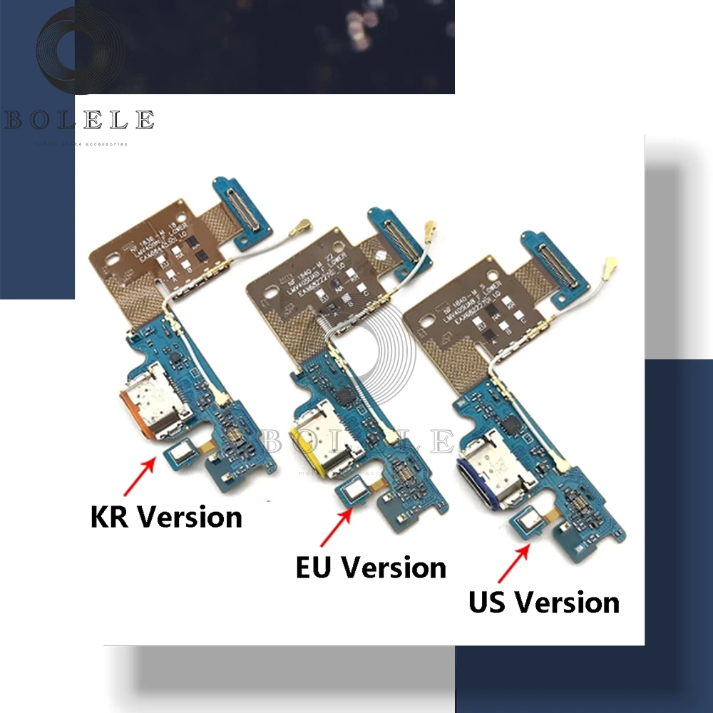 Оригинальная плата USB-порта для зарядки LG V40 ThinQ USB-порт разъем зарядного