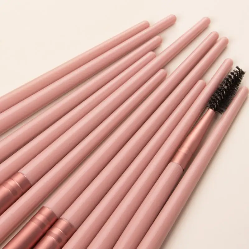 

12pcs Makeup Brush Fan-shaped Foundation Powder Eye Shadows Lip Eyebrow Blending Brush Face Makeup Brushes Beauty Cosmetic Tools