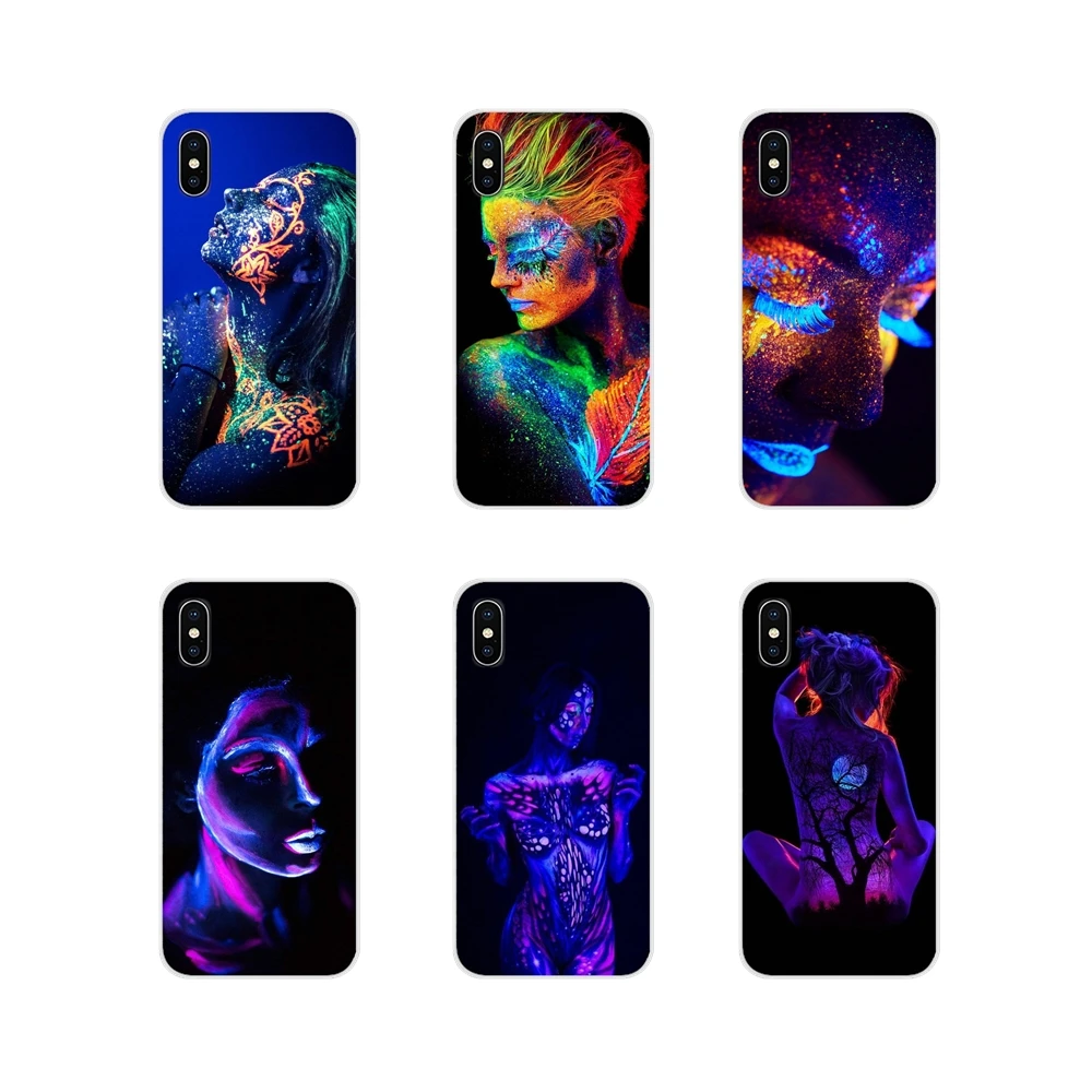 Чехлы для телефонов Samsung A10 A30 A40 A50 A60 A70 Galaxy S2 Note 2 3 Grand Core Prime светящиеся в