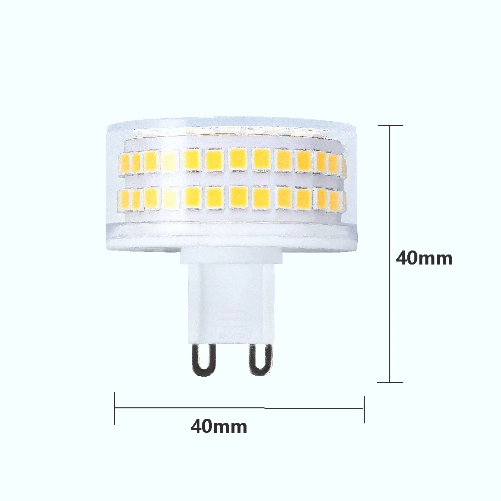 Светодиодный ная лампочка G9 SMD2835 с регулируемой яркостью сменная