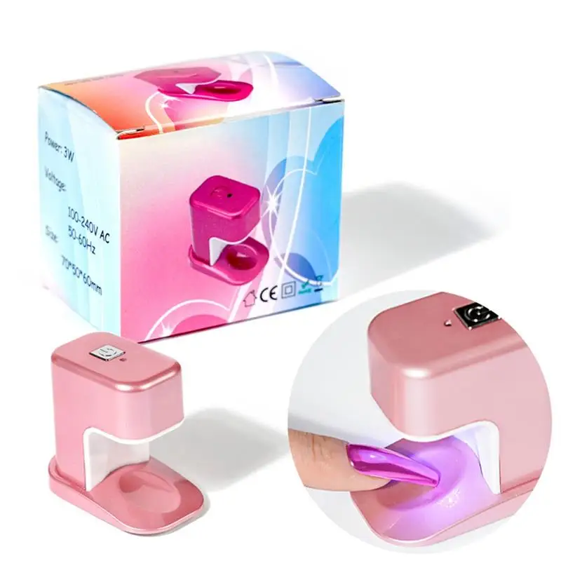 

Kapmore Mini LED Nail Lamp Portable Nail Curing Lamp Single Finger Nail Lamp Nail Dryer Mini USB Lamp Nail Tool for Women