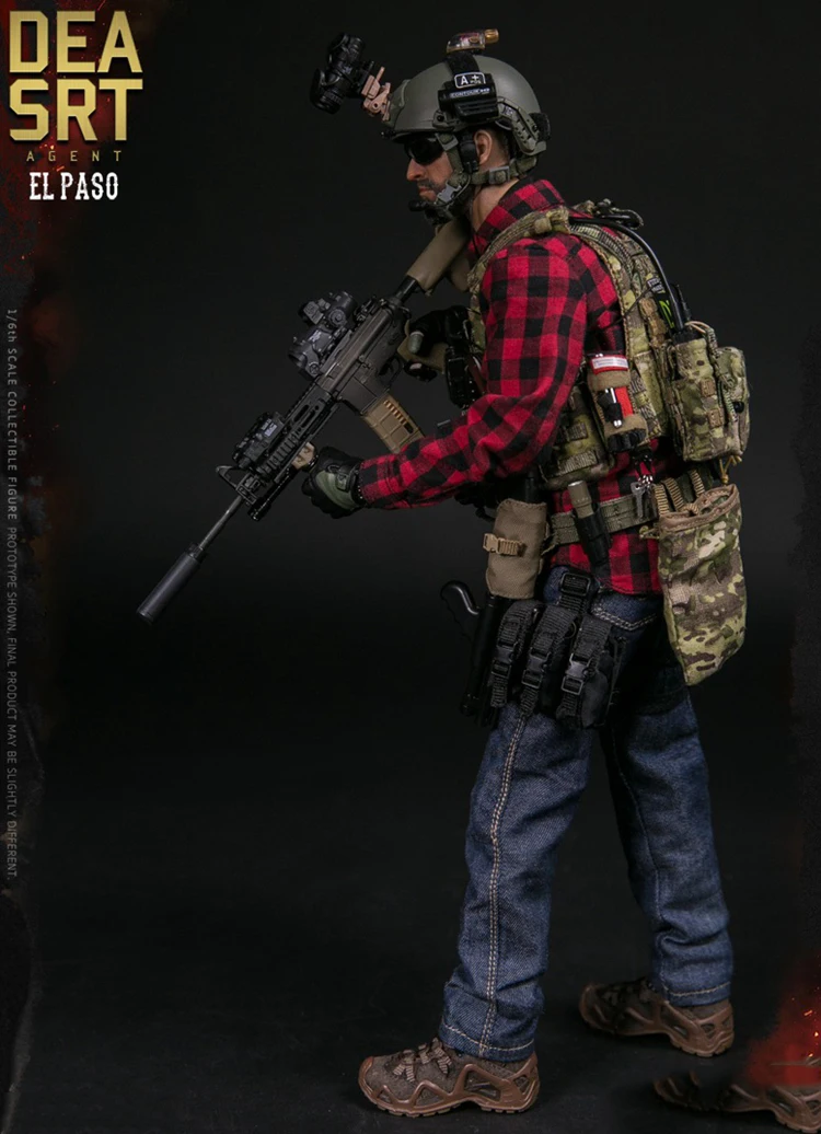 DAMTOYS 1/6 мужской Solider DEA SRT специальный ответ агент команды EL PASO 78063 полный набор
