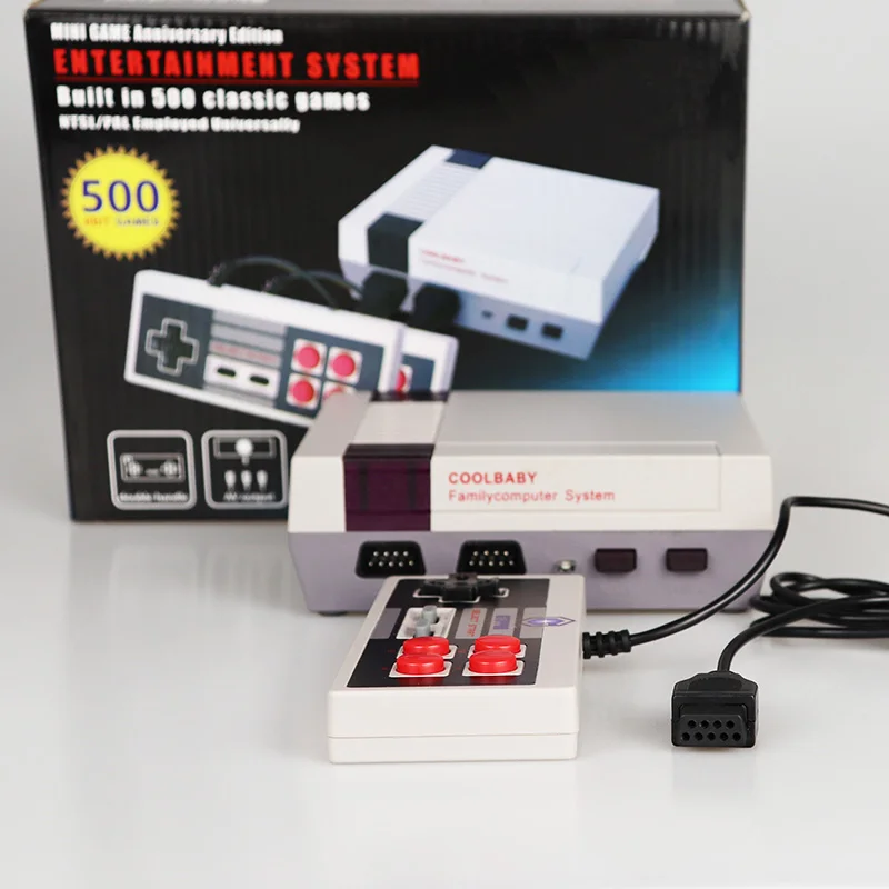 Мини ТВ портативная семейная игровая консоль для отдыха AV порт Ретро Встроенный