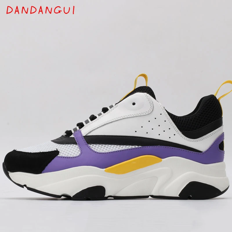

Casual Luxury Designer Men Running Shoes Platform Natural Leather Top Quality Women Sneakers Spring Autumn Couples Unisex Shoes