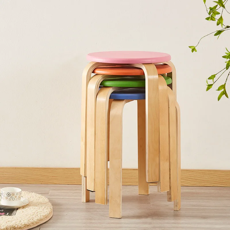 Японский стиль винтажный стул из цельного дерева современный минималистичный