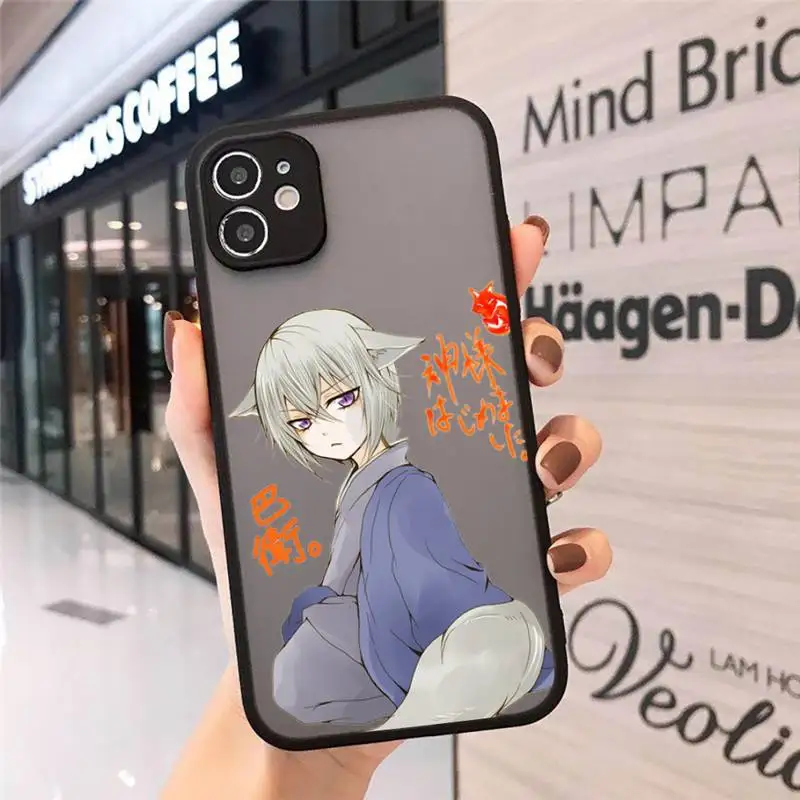 

Anime Kamisama Hajimemashita Tomoe Phone Case For iPhone 12 11 Mini Pro XR XS Max 7 8 Plus X Matte transparent cover