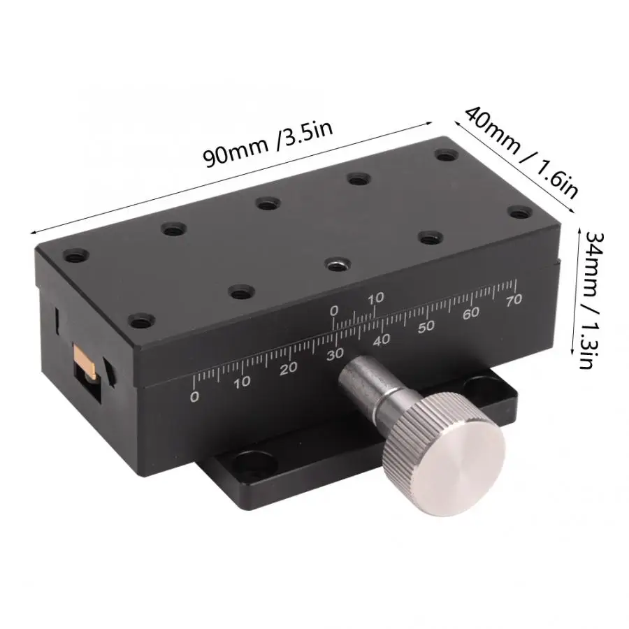 

Manual X Trimming Platform Gear Guide High Accuracy Adjustable Sliding Stage 40x90mm Linear