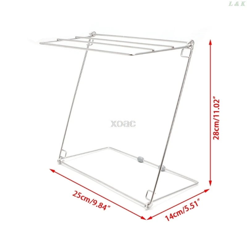 

Foldable Towel Rack Bathroom Stainless Steel Organizer Standing Laundry Shelf M13 dropship