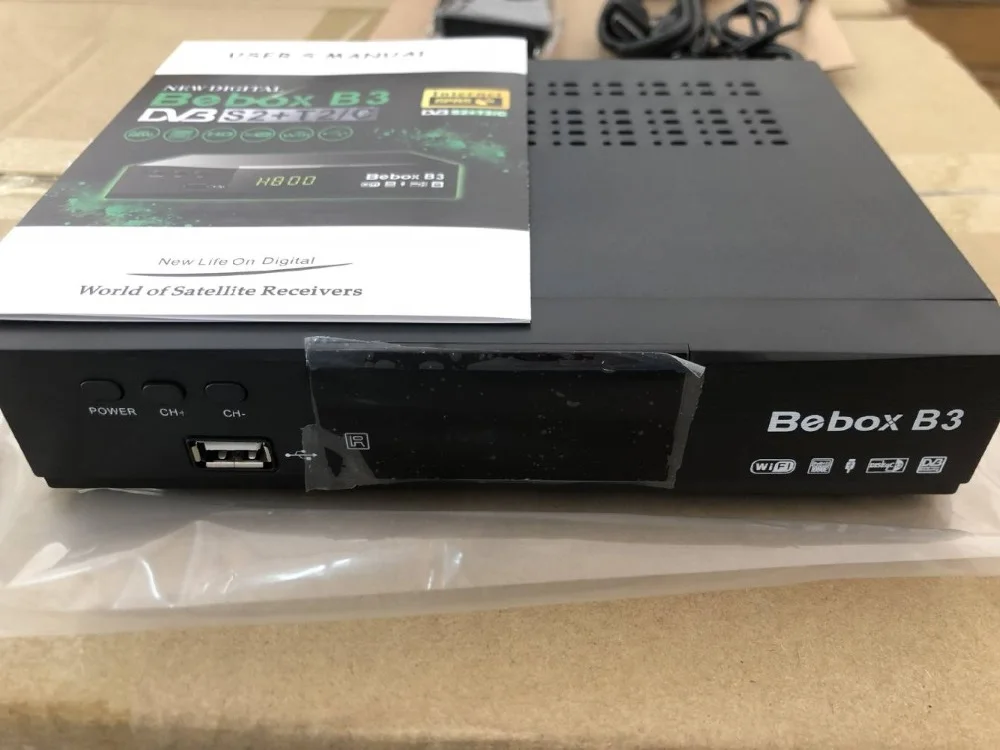 2019 новейший Bebox B3 DVB S2 + T2 C combo H.265 hevc gprs powervu autoroll приемник декодер с youtube|Спутниковое