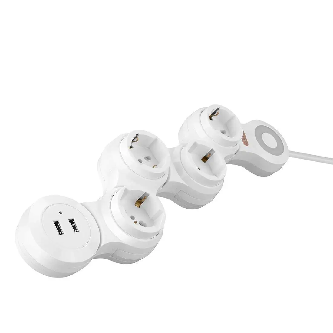 Электрический удлинитель несколько 4 способ Европейская Сетевая розетка с USB