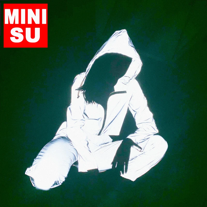 2019 MINISU новая технология флэш отражающая Plust размер Женская куртка Женский жилет