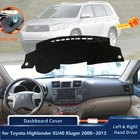 Для Toyota Highlander XU40 Kluger 2008  2013 Противоскользящий коврик крышка приборной панели Pad солнцезащитный козырек Dashmat аксессуары 2009 2011 2012