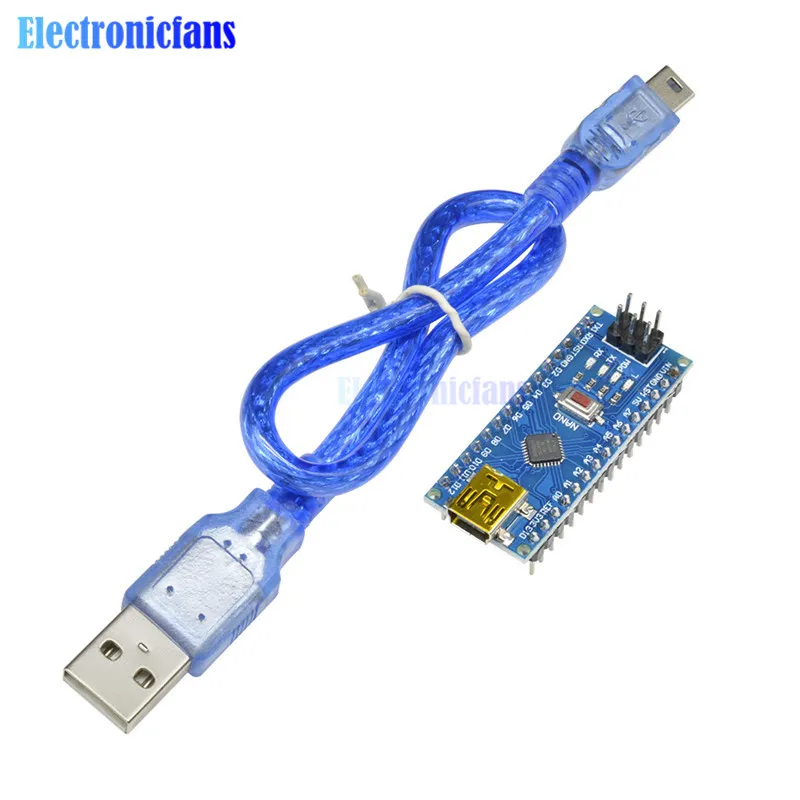 Плата микроконтроллера Nano V3.0 3 0 10 комплектов ATmega328 ATmega328P 5 в 16 м плата CH340 для Arduino