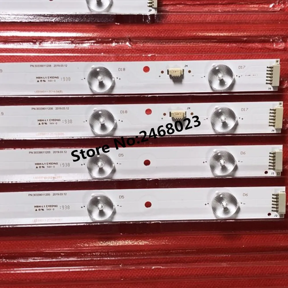 Светодиодная лента для подсветки Ha ier 39DU3000 LE39PUV3 LE39MXF5 LED 39D11 ZC14 01 02 03 04 30339011206 30339011207 8