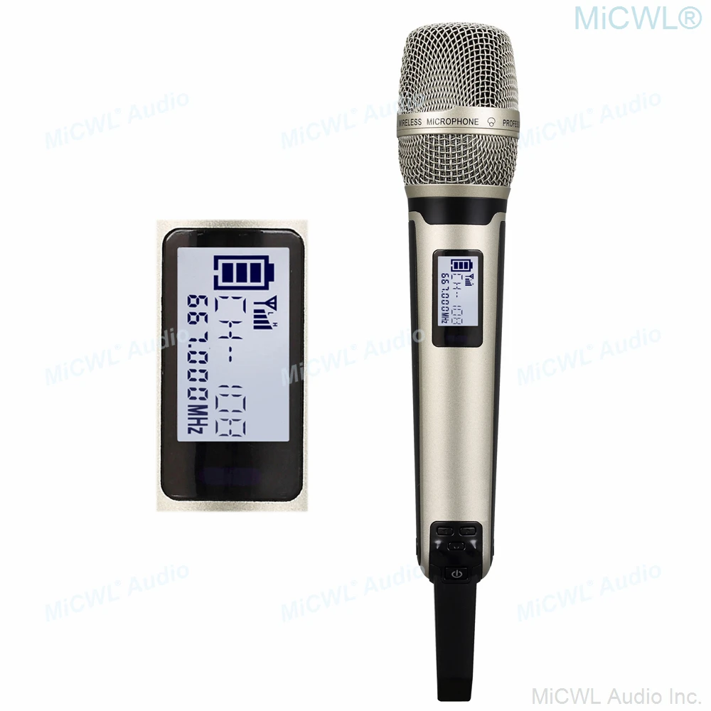 Микрофон MiCWL AD4D 300 каналов беспроводной цифровой микрофон SKM9000 истинное