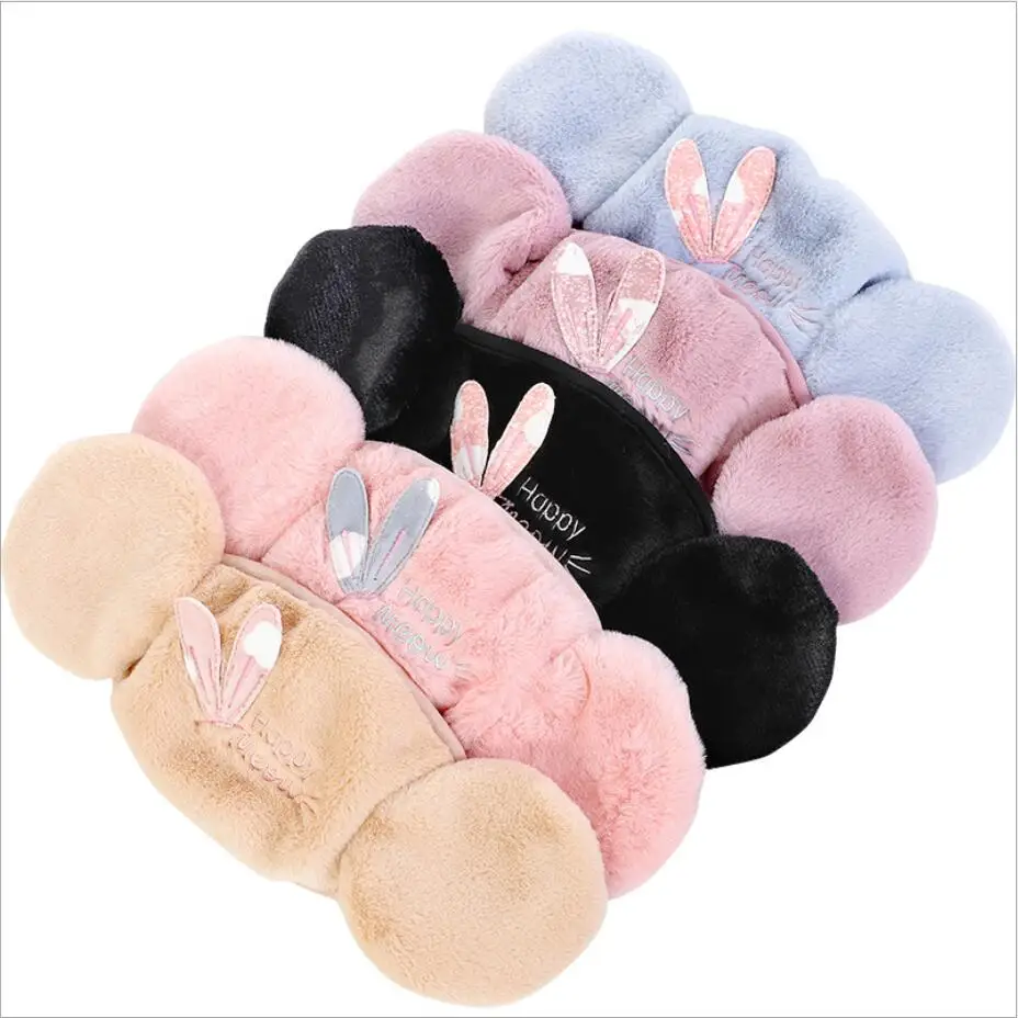 Cute girls winter warm masks Ear protect lady's anti-pollution mouth mask Cycling Wearing Earmuff Windproof Mask women Anti-Dust