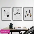 Рождественское украшение, холст, картины, плакаты, минималистичный, рыба, ресторан, Настенная картина, картины, Декор для дома