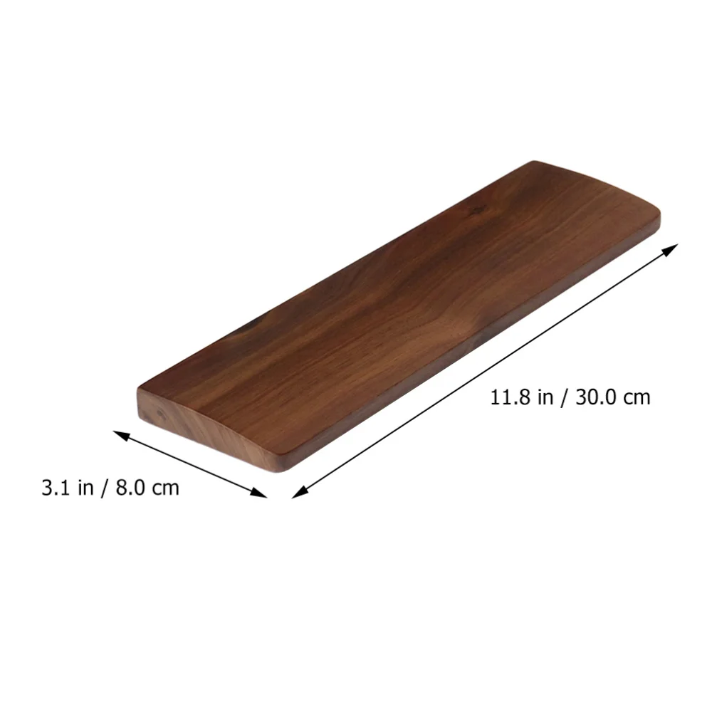 

Keyboard Wooden Wrist Rest 300mm Keyboard Wrist Rest Pad Computer Accessory