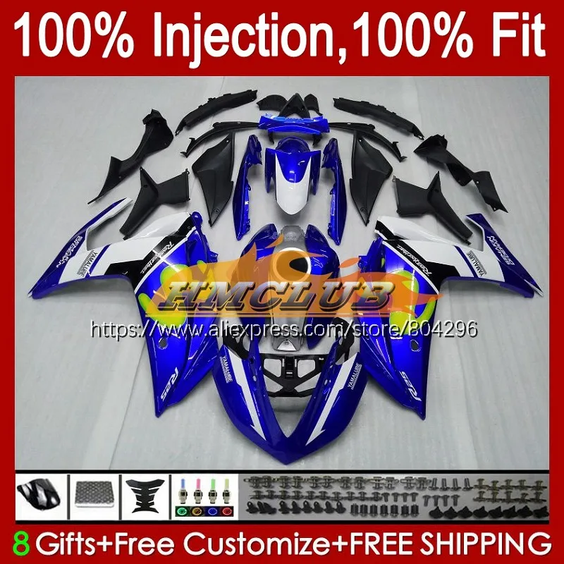 

Инъекция для YAMAHA YZFR25 YZF-R3 YZF R3 R25 R 25 Movistar Blue 3 62No.8 YZF-R25 14 15 16 17 YZFR3 2014 2015 2016 2017 обтекатель