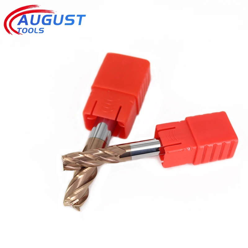 Резка из вольфрамовой стали HRC60 4 фрезы фрезерные станки с ЧПУ Торцевая мельница