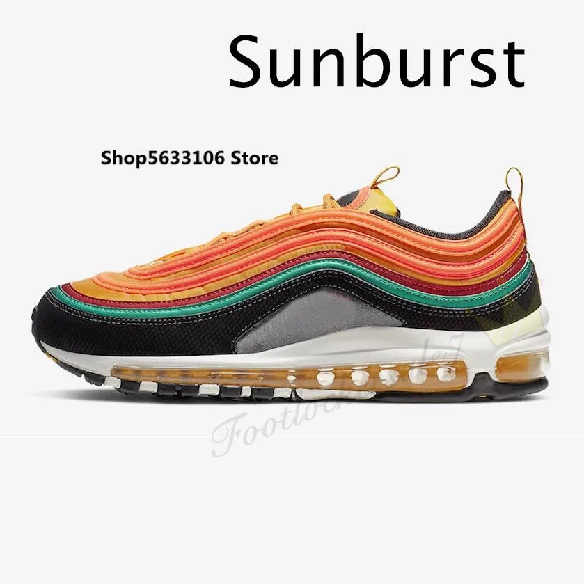 Air 97 Black Bullet 2020 OG непобедимые серебристые золотые красные оливковые Sunburst Leopard Max 97s