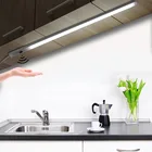 Светодиодный светильник для кабинета, ночсветильник с пассивным ИК датчиком движения рук, с USB разъемом, 304050 см, для кухни, спальни, туалета, прикроватный ночник