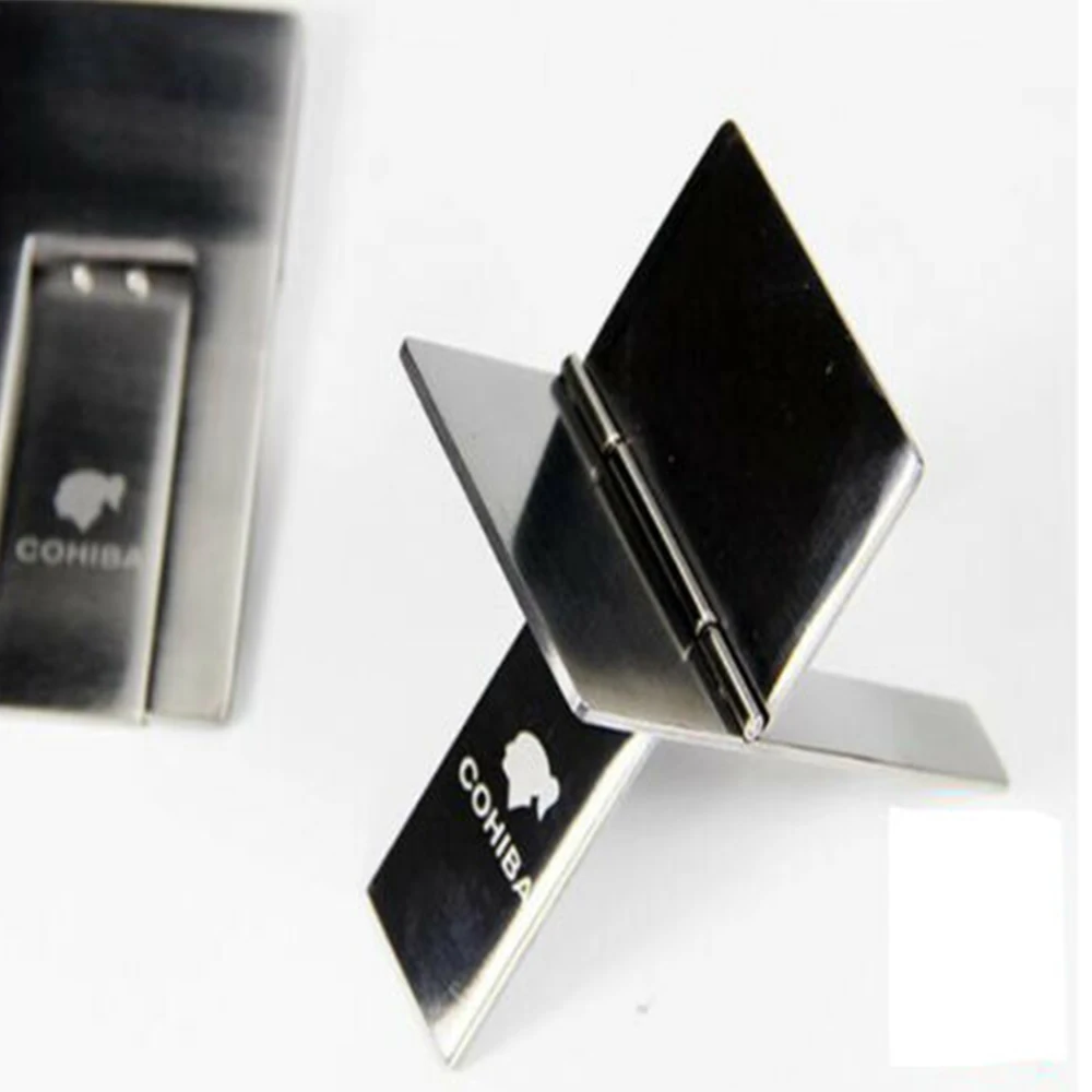 1 шт. высокое качество нержавеющая сталь стойка для сигар гаджеты складной