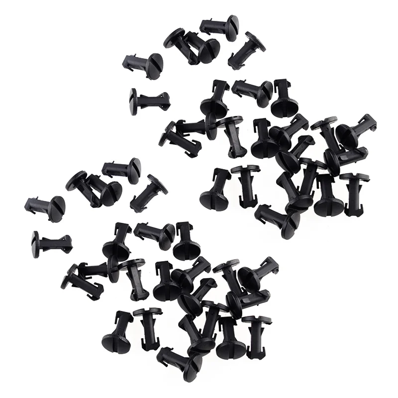 

50pcs Car Bumper Trim Tow Eye Cover Clip Fastener Black Fit for Land Range Rover 2010 2011 2012 2013 2014 LR012844