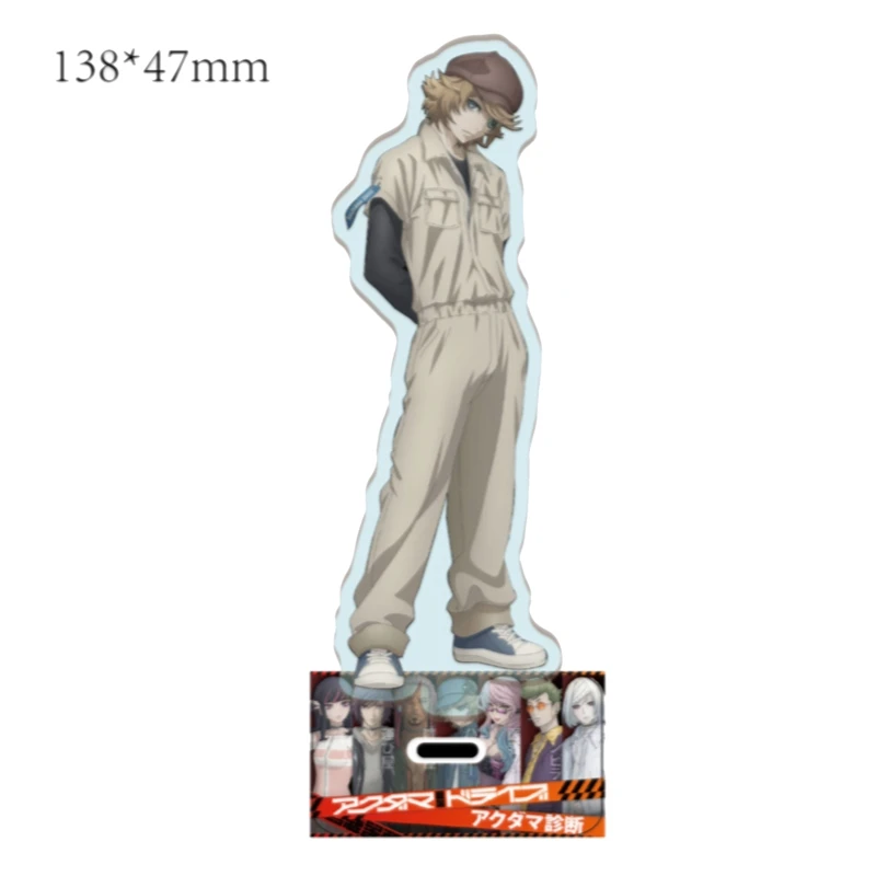

Anime Akudama Drive Acrylic Stand Model Toys Desk Action Figures Comic Exhabition Decor Ornaments 13-15cm Fans Collection Gifts