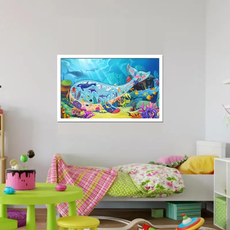 

Three-dimensional Animal 3D Wooden Puzzle Irregular Building Blocks Creative Christmas Decoration Gifts For Children Kids