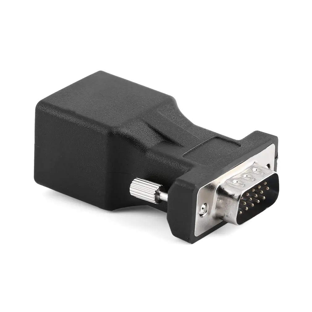 15pin VGA Male/Female to LAN CAT5 CAT6 RJ45 адаптер для сетевого кабеля Dada кабель передачи