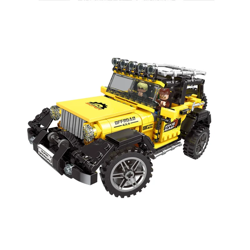 

Xb03024 car creative technology off road vehicle building block 03027 all terrain early education assembling children's toys