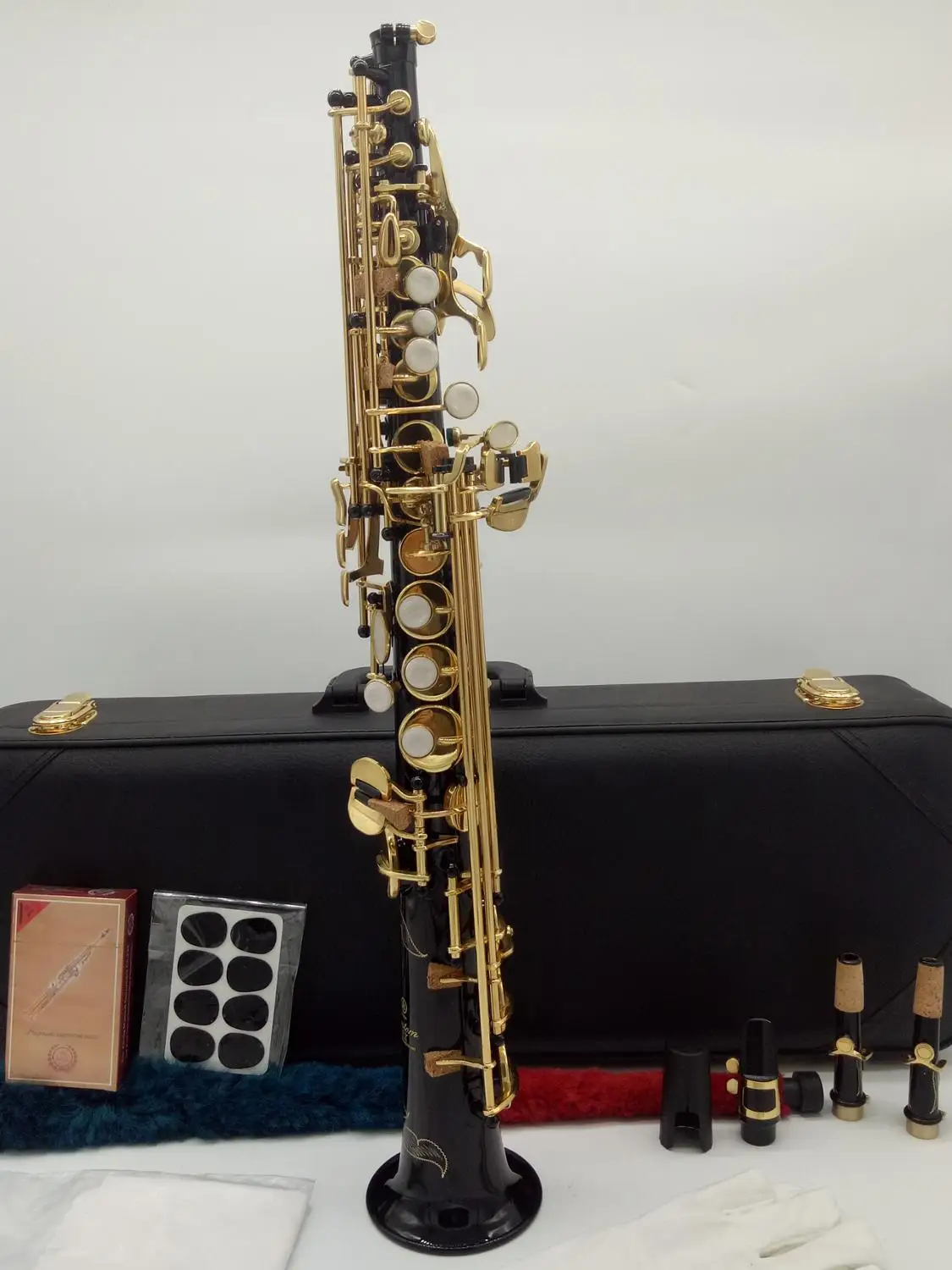 Новинка Саксофон сопрано 875EX Профессиональный Sax под заказ EX золотистый лаковый