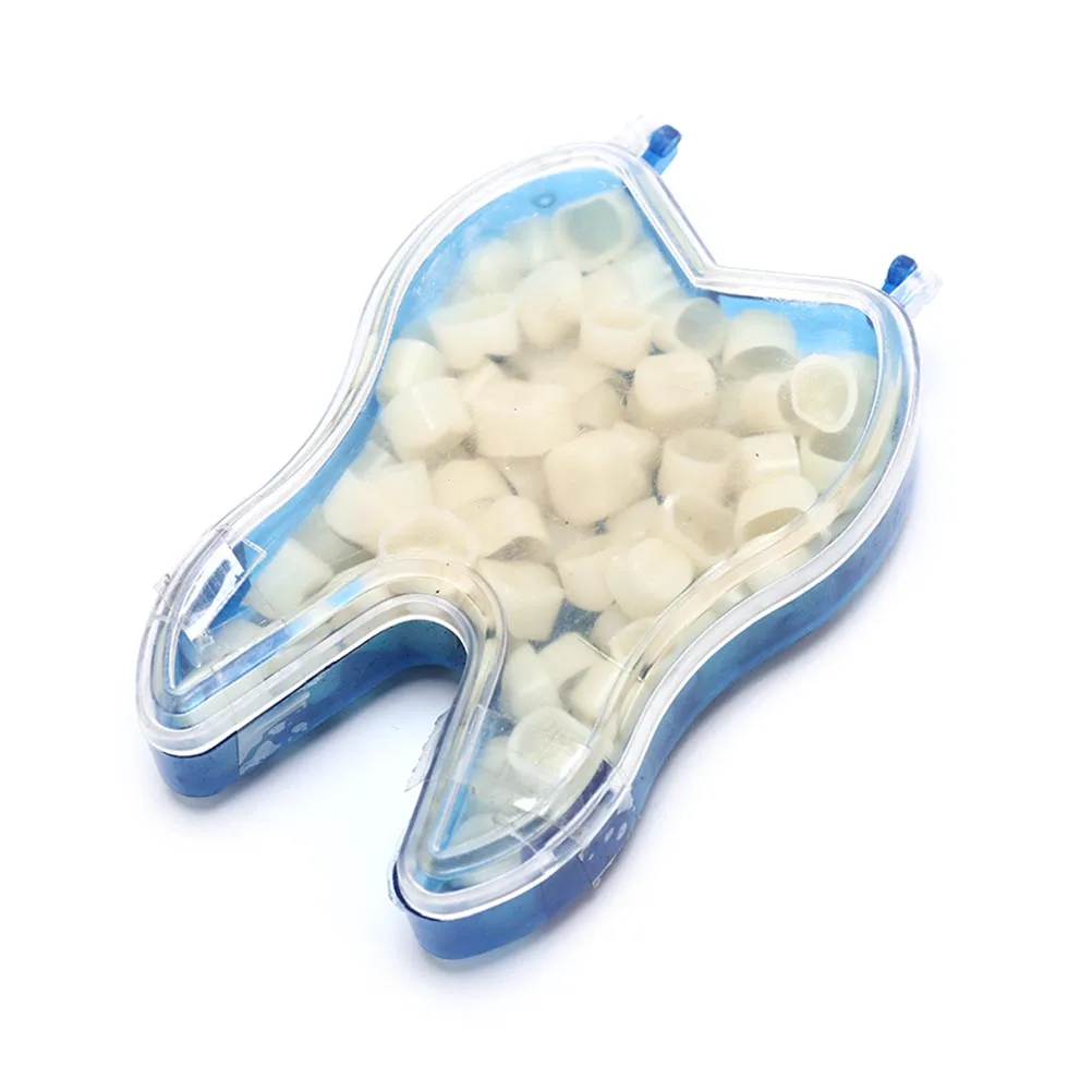 Posterior teeth 50Pcs/Box Realistic Dental Crowns Oral Teeth Whitening Anterior Molar Crown Dental Crowns Resin Porcelain Temporary Teeth crown - Цвет: Posterior teeth