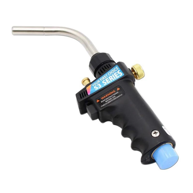 

Gas Welding Torch Ignition Flame Brazing Gun Burner Blowtorch Welding BBQ Heating Quenching HVAC Plumbing Torch