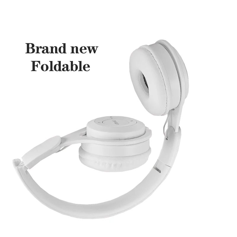 Беспроводные наушники Bluetooth бас игровые складные спортивные с микрофоном аудио