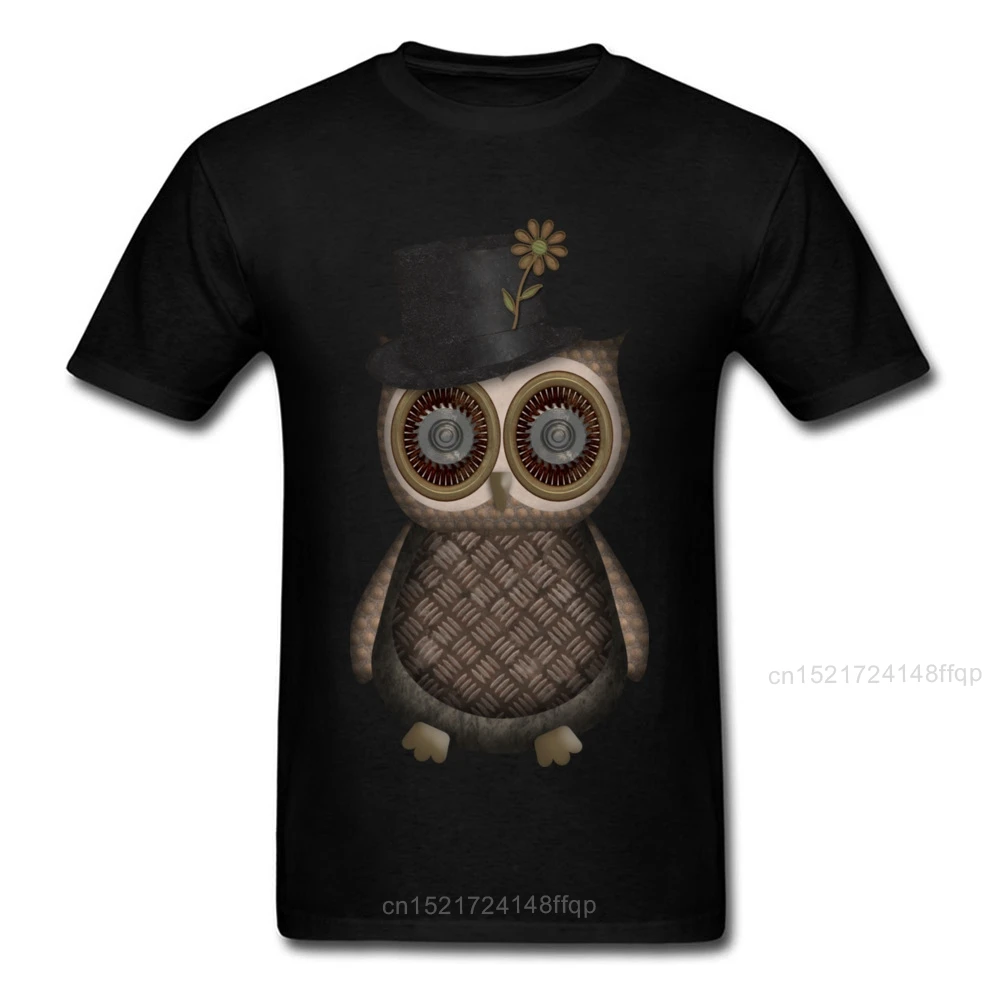 Мужская Повседневная футболка Dapper Owly Bird летние/осенние Топы И Футболки с круглым