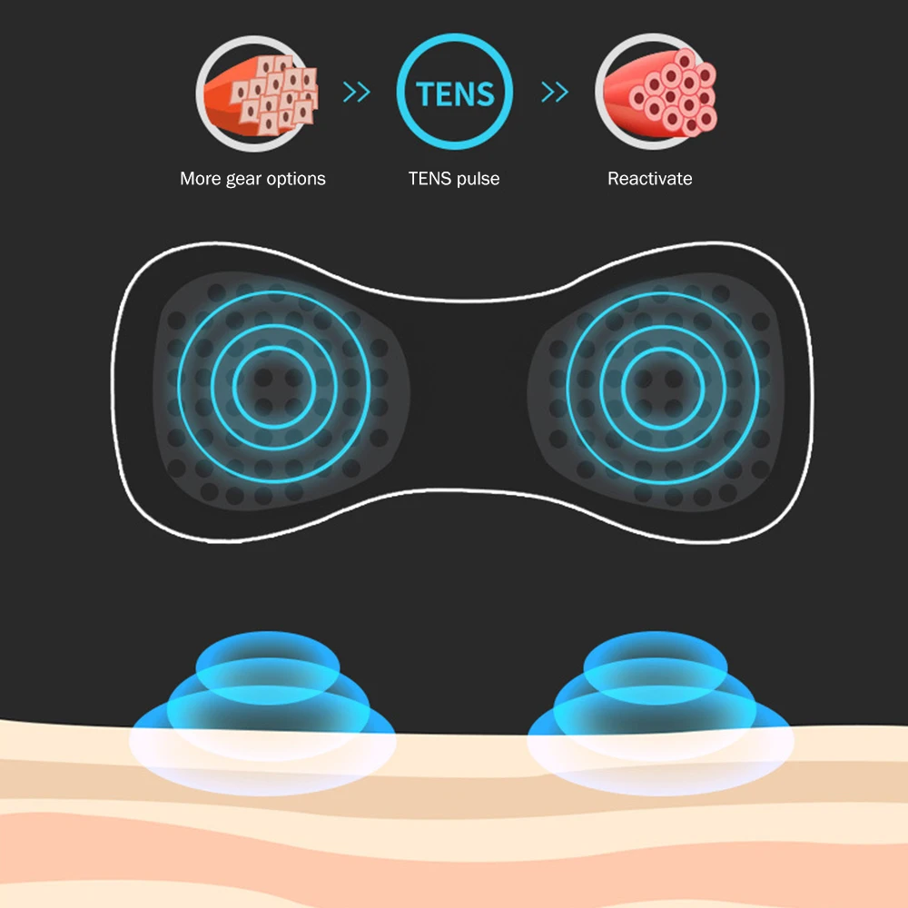 Многофункциональный мини массажер для шейного отдела и шеи терапевтический