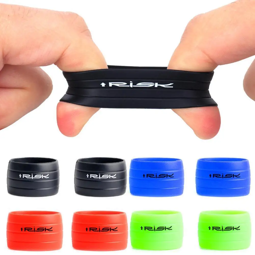 1 пара силиконовых велосипедных рулей фиксирующих втулок кольцо