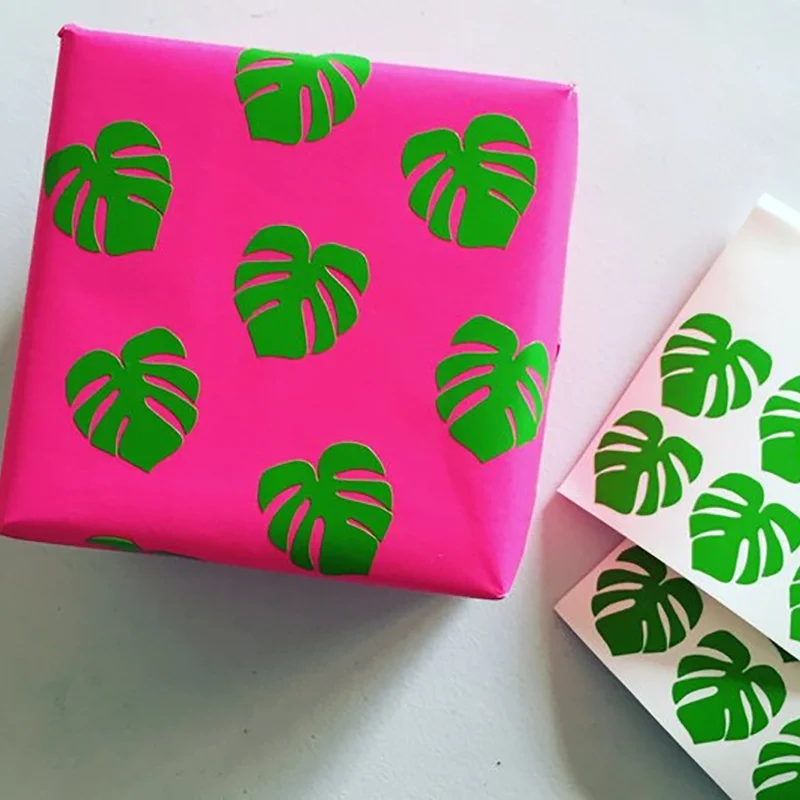 24 шт. настенные виниловые наклейки в виде листьев монстеры | Дом и сад