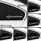 Наклейки на боковое стекло автомобиля, 2 шт., для TRD, TOYOTA C-HR, RAV4, Yaris, Camry, Land Cruiser, Для Avalon, Highlander, Mirai, Avensis VVT-I