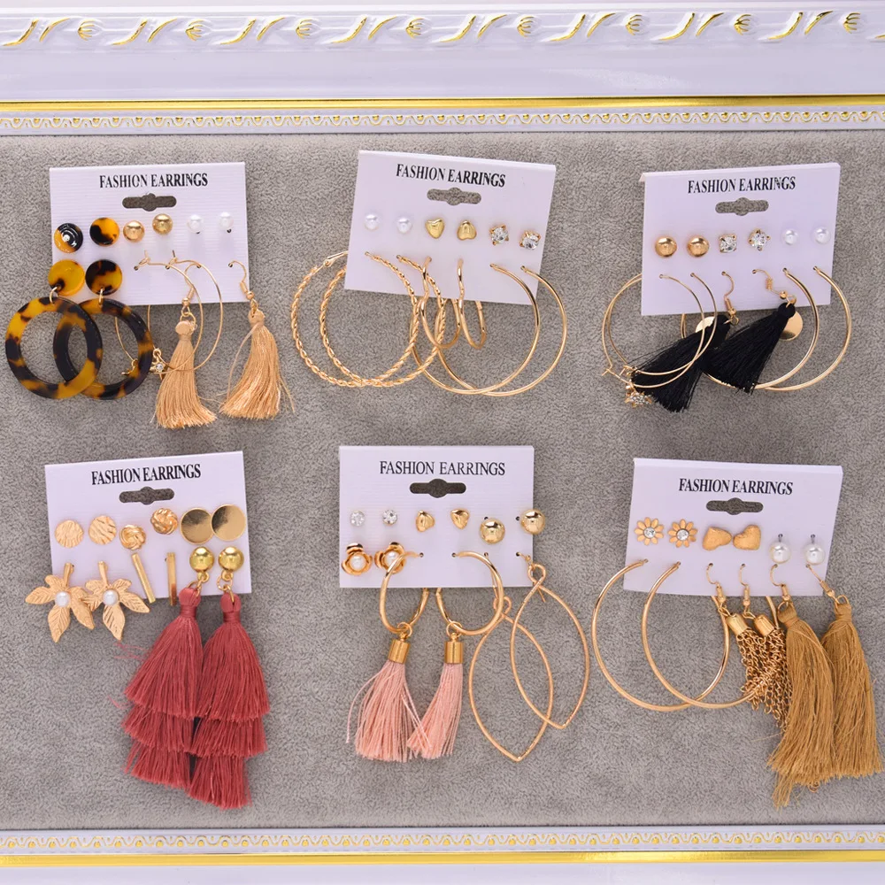 Коллекция 2019 года богемный стиль искусственный жемчуг модные геометрические